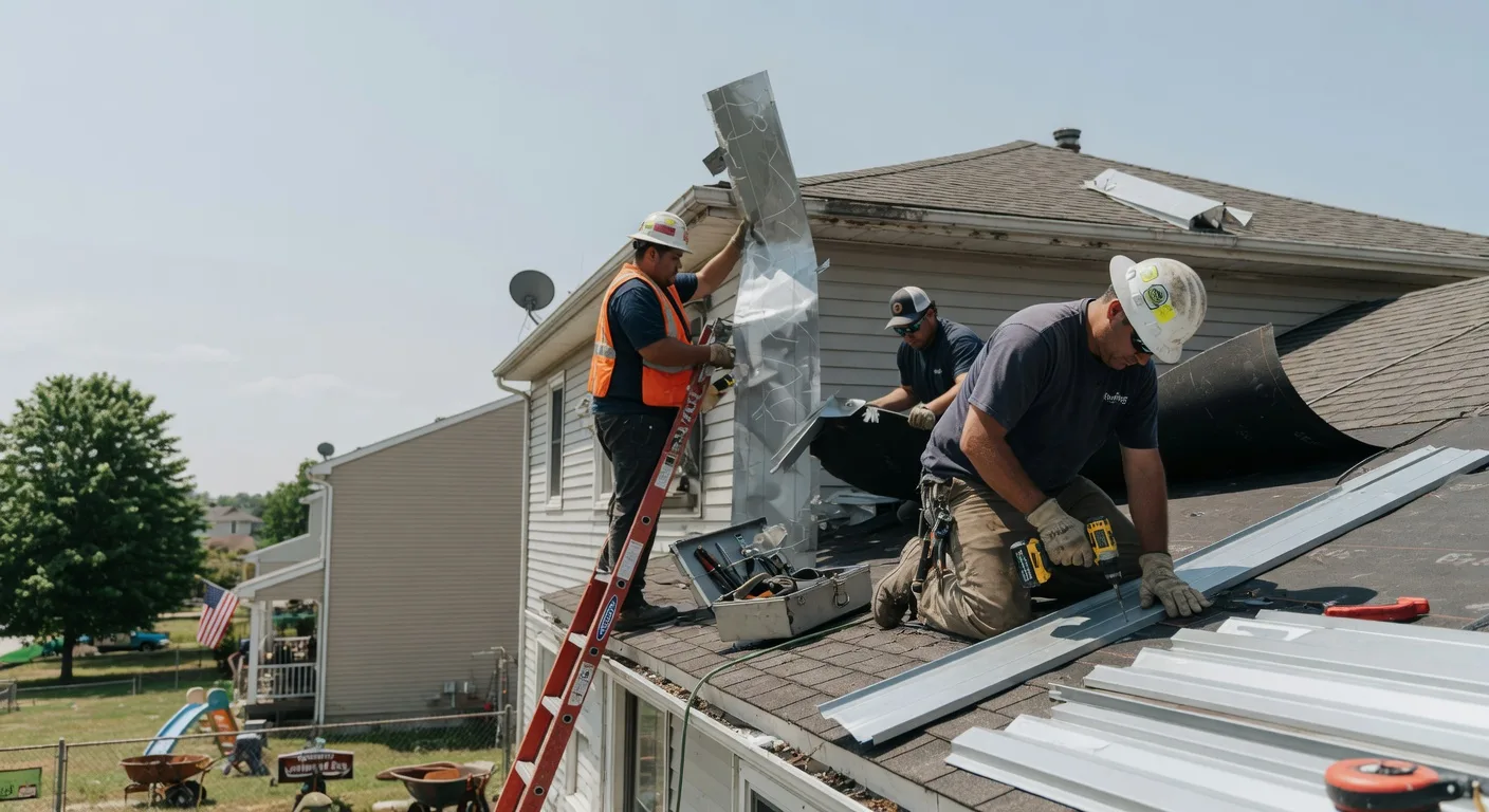 Storm Damage Metal Roof Repair in Saulsbury, TN